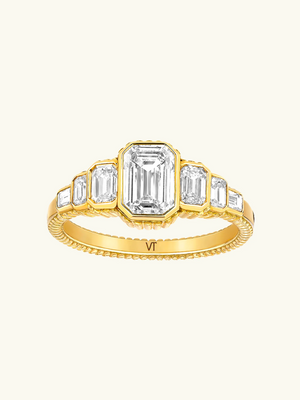 BAGUE ART DÉCO 1CT