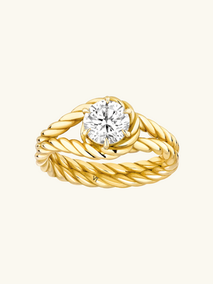 BAGUE NOEUD D'AMOUR 1,04CTS