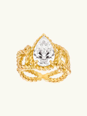 BAGUE CORDAGE 2CTS