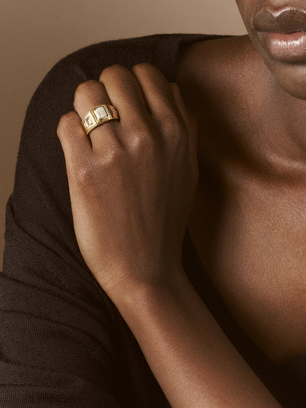 BAGUE MIROITANTE DIAMANT 1,01CTS