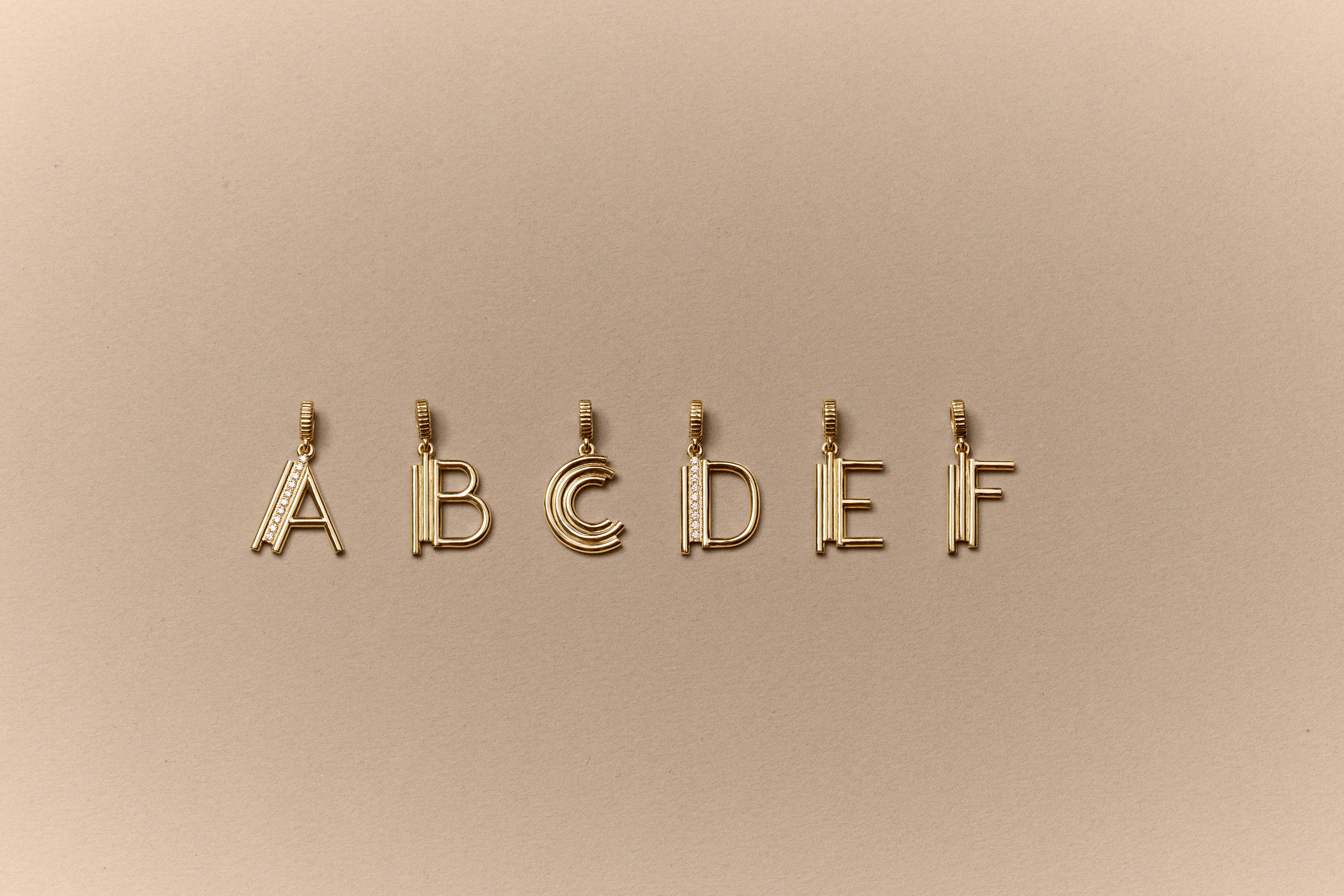 Alpha-Edge — Bijoux Lettres Or Jaune 18 cts | Viltier – viltier