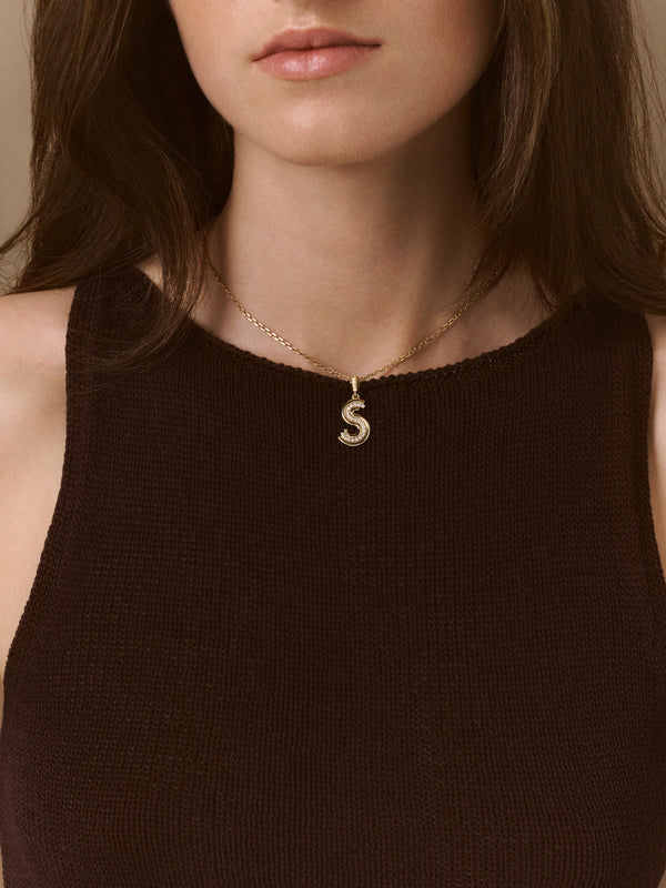 ALPHA-EDGE PAVED LETTER S