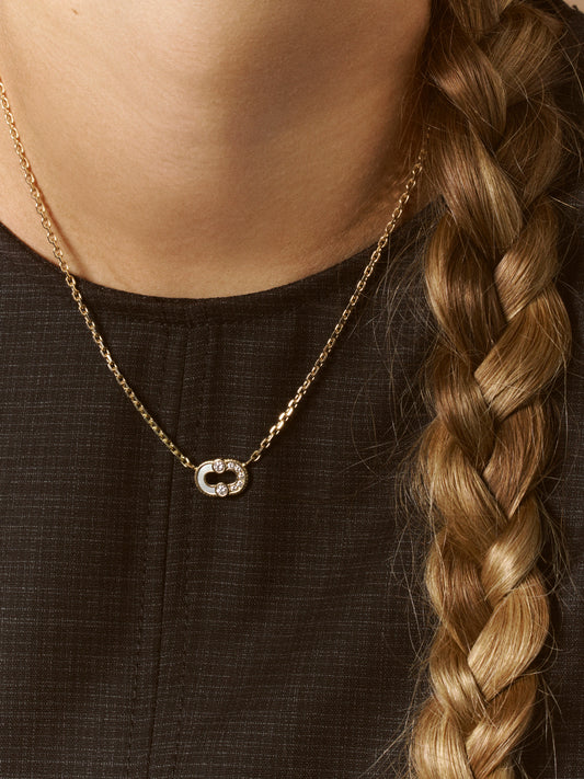 COLLIER MAGNETIC SEMI NACRE