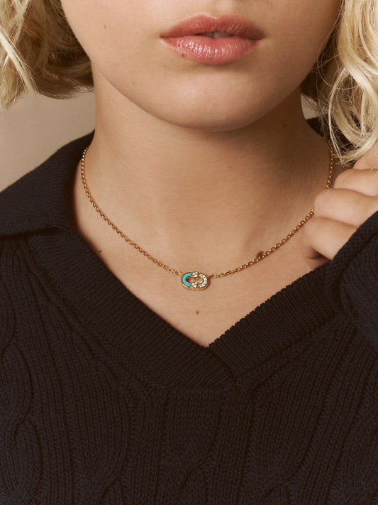 COLLIER MAGNETIC SEMI TURQUOISE