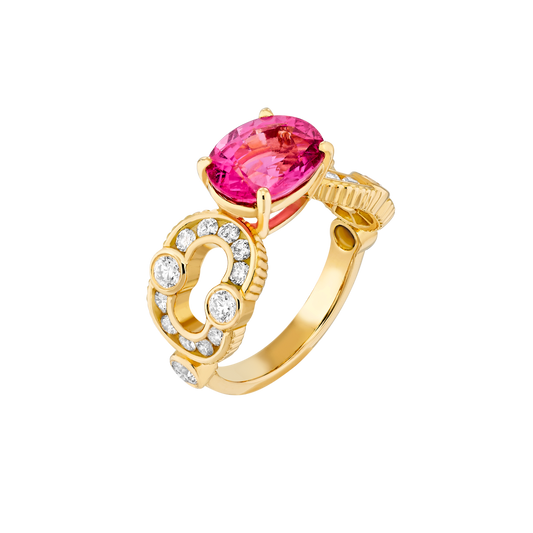 Chained Stone Magnetic Ring