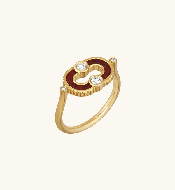 BAGUE MAGNETIC OEIL DE TAUREAU