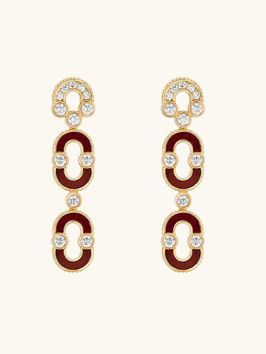 BOUCLES D'OREILLES MAGNETIC DUO OEIL DE TAUREAU