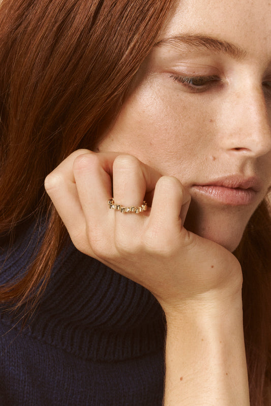 BAGUE EDGE MINI DIAMANTS