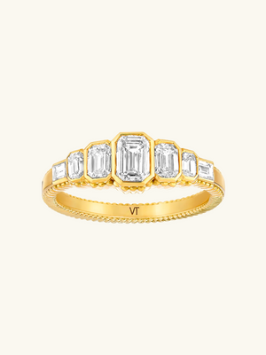 BAGUE ART DÉCO 0,5CT