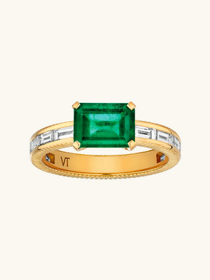 BAGUE ÉCLAT ÉMERAUDE 1,55CTS