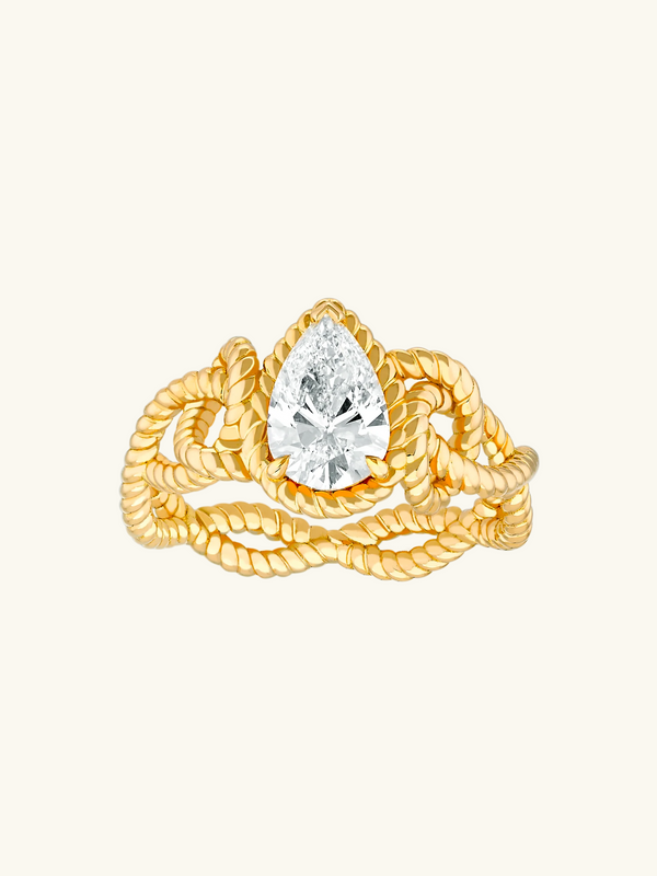 BAGUE CORDAGE 1CT