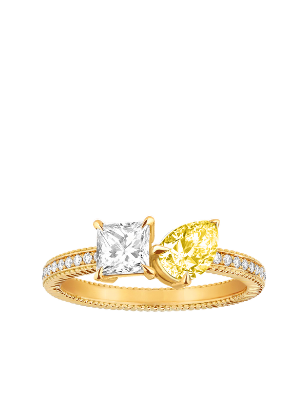 BAGUE TOI & MOI DIAMANT JAUNE