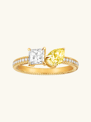 BAGUE TOI & MOI DIAMANT JAUNE