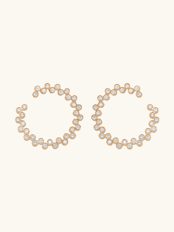 CLIQUE TWIST HOOPS MEDIUM 