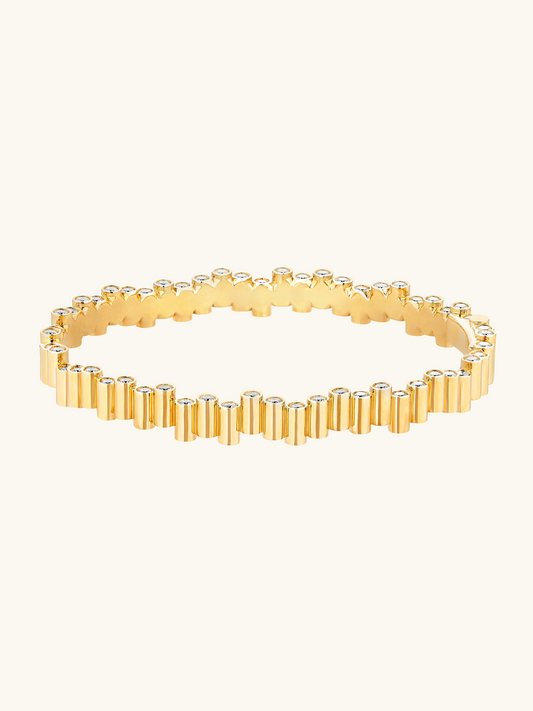 EDGE DIAMONDS BANGLE