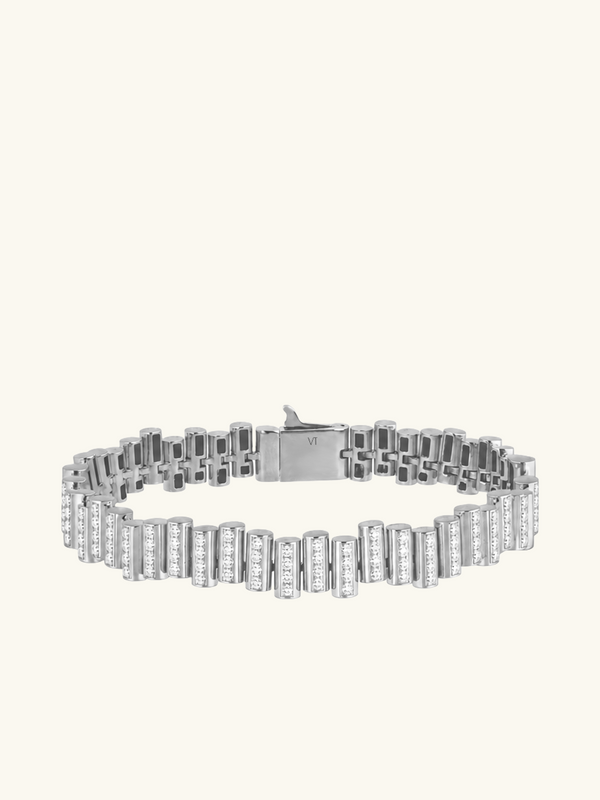 BRACELET EDGE FLOW PAVÉ