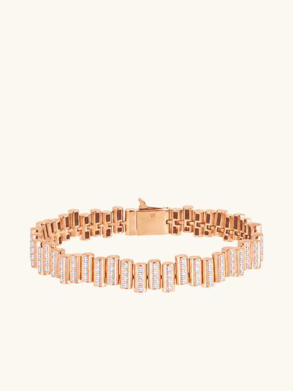 BRACELET EDGE FLOW PAVÉ