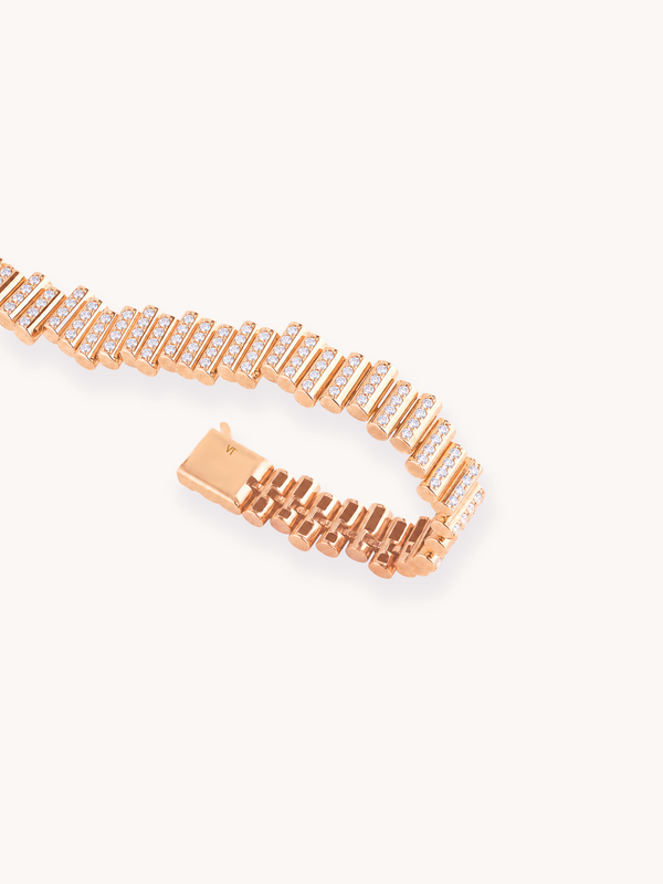 BRACELET EDGE FLOW PAVÉ