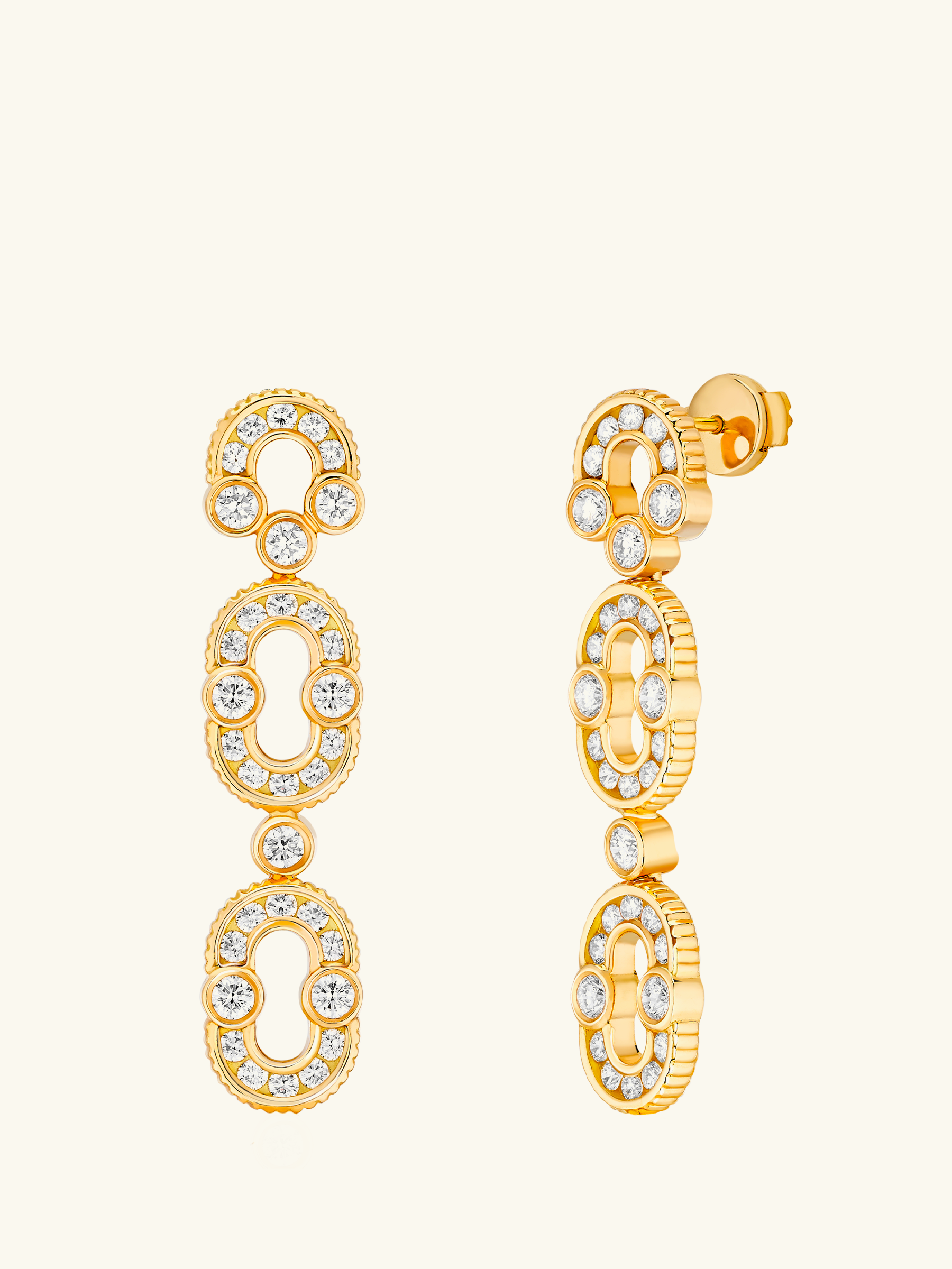 Magnetic Duo Diamonds Earrings