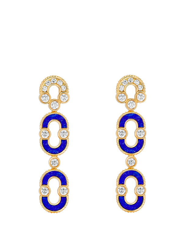 BOUCLES D'OREILLES MAGNETIC DUO LAPIS-LAZULI
