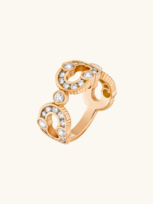 BAGUE MAGNETIC ENCHAÎNÉE DIAMANTS