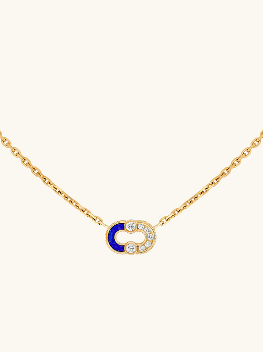 COLLIER MAGNETIC SEMI LAPIS-LAZULI