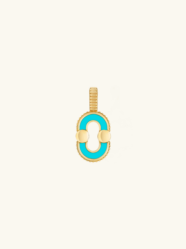 PENDENTIF MAGNETIC TURQUOISE