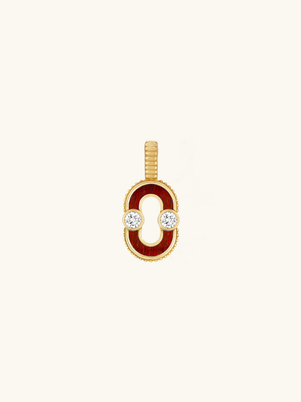 PENDENTIF MAGNETIC OEIL DE TAUREAU DIAMANTS