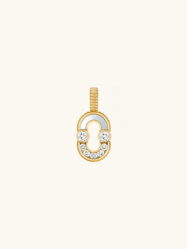 PENDENTIF MAGNETIC SEMI NACRE