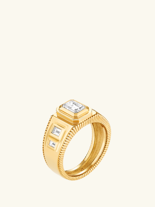 BAGUE MIROITANTE DIAMANT 1,01CTS