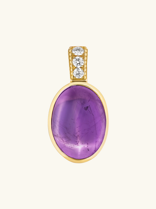 TALISMAN CABOCHON AMÉTHYSTE