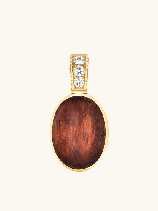 TALISMAN CABOCHON BOIS