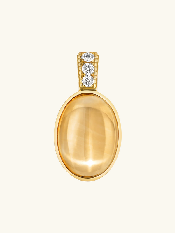 CITRINE CABOCHON TALISMAN