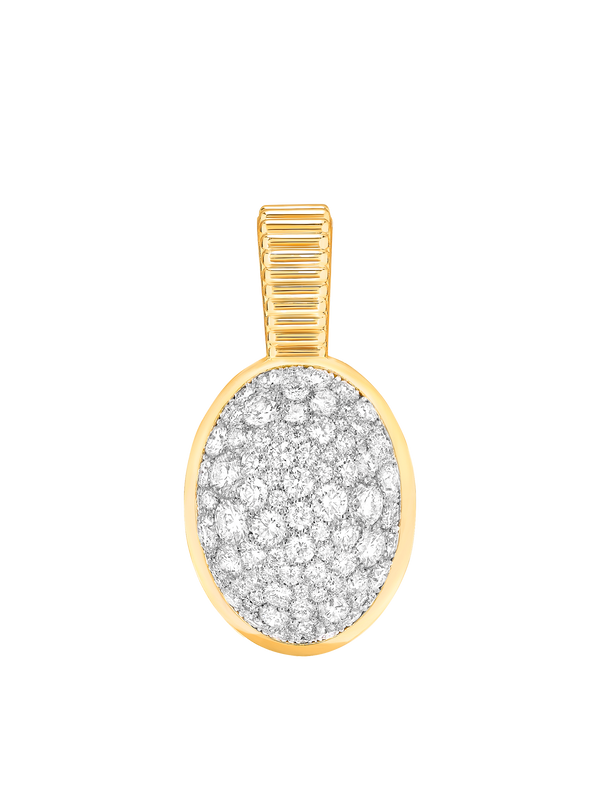 TALISMAN CABOCHON NEIGE