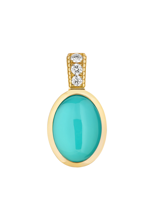 TURQUOISE CABOCHON TALISMAN