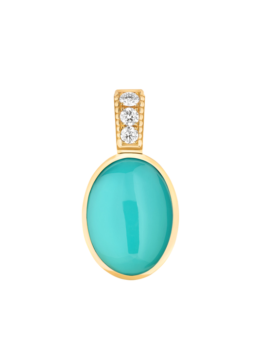 TURQUOISE CABOCHON TALISMAN