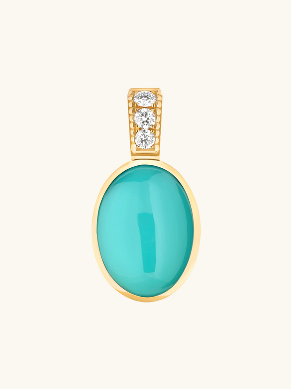TURQUOISE CABOCHON TALISMAN