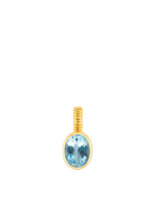 Aquamarine charm - March