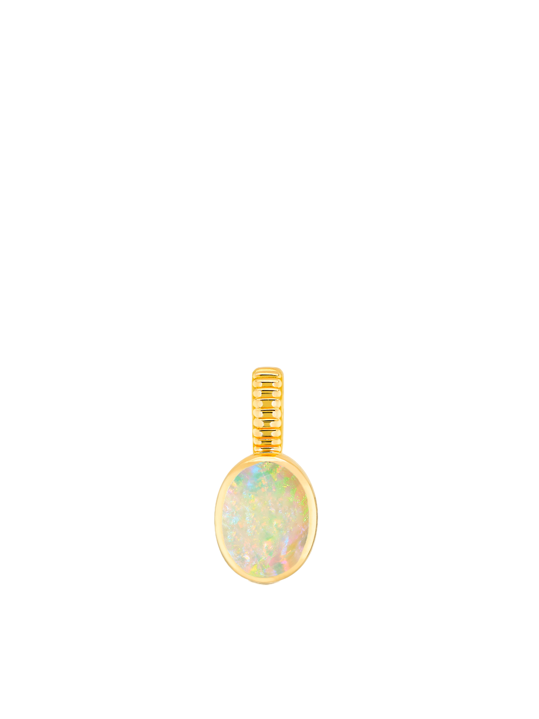 White opal charm