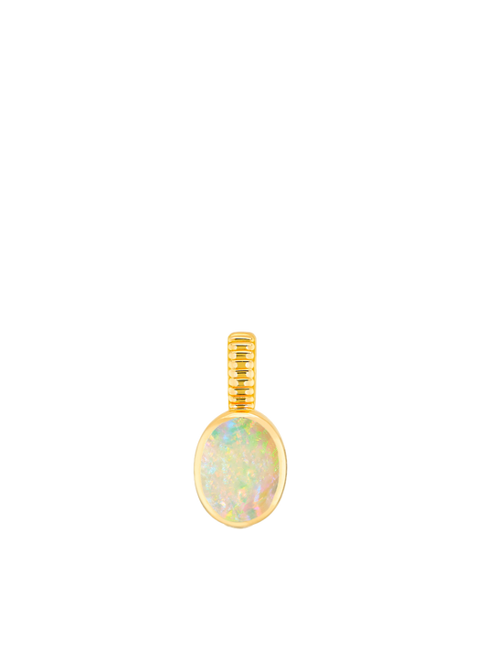 White opal charm