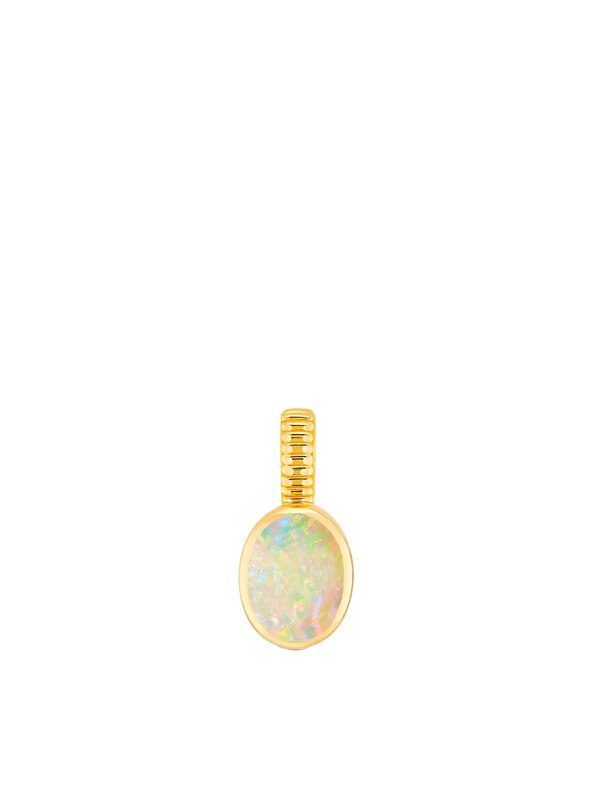 White opal charm