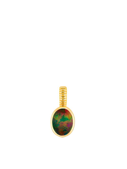 Black opal charm