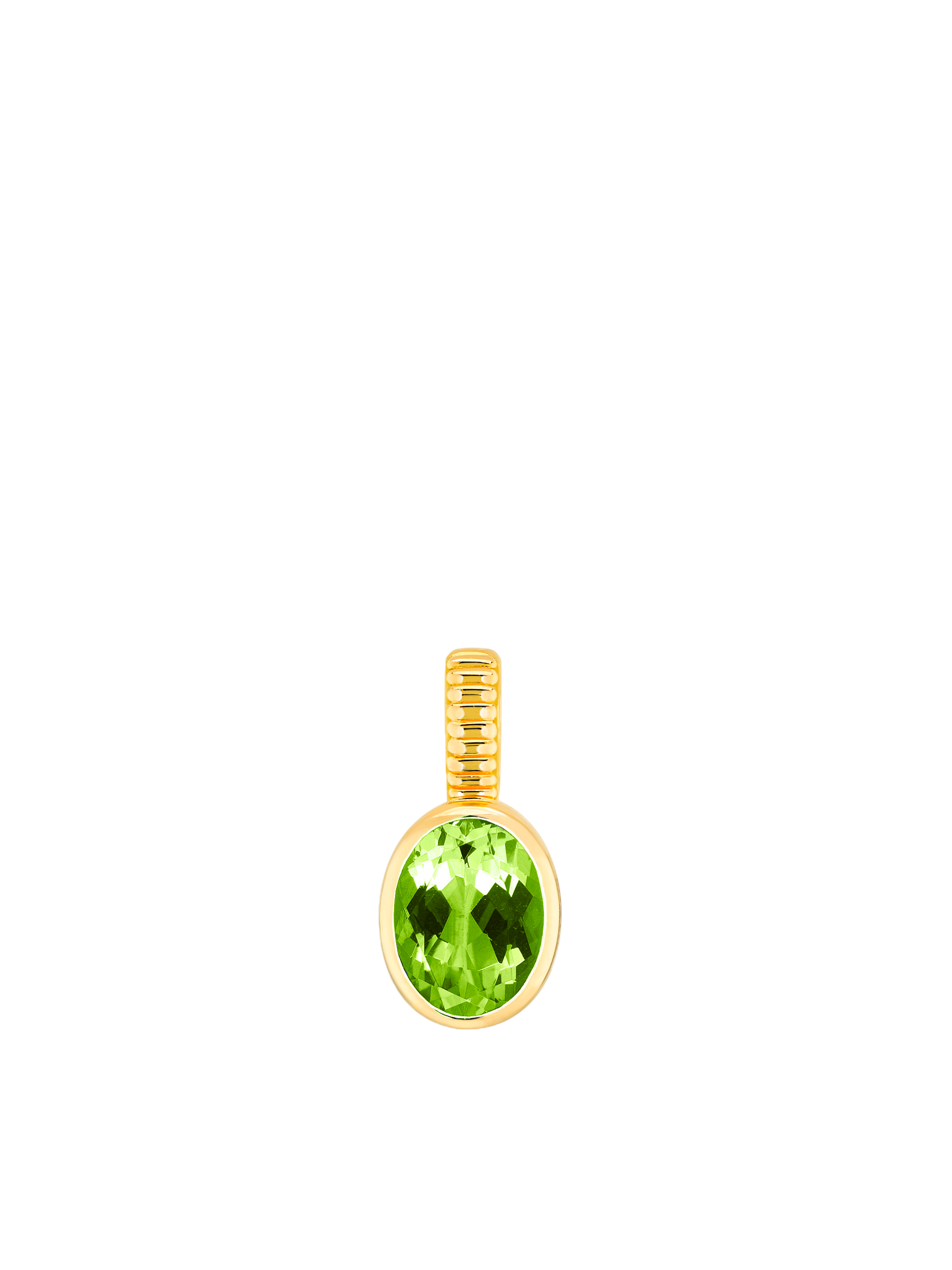 Peridot charm - August 