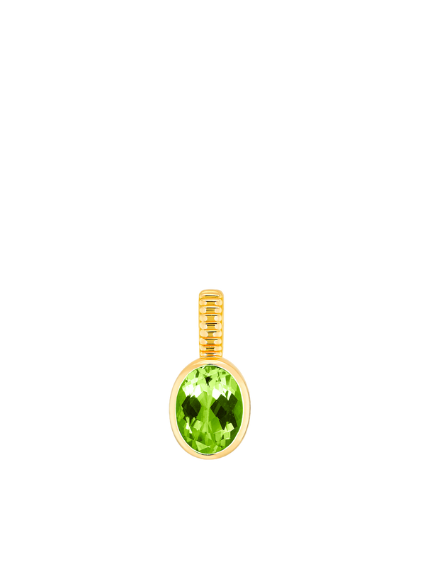 Peridot charm - August 