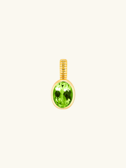 Peridot charm - August 