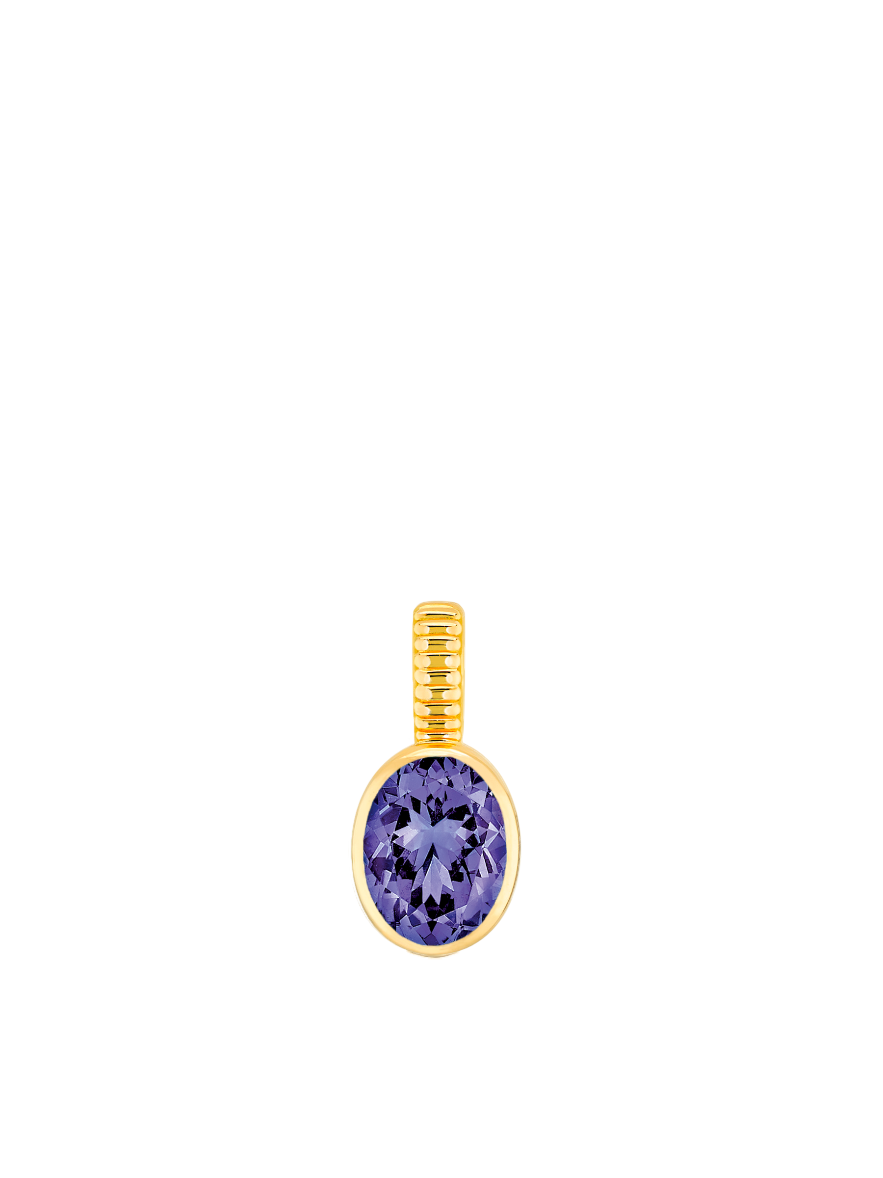 Tanzanite charm - December