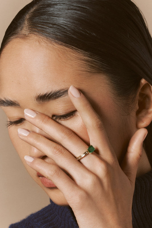 BAGUE ÉCLAT ÉMERAUDE 1,55CTS