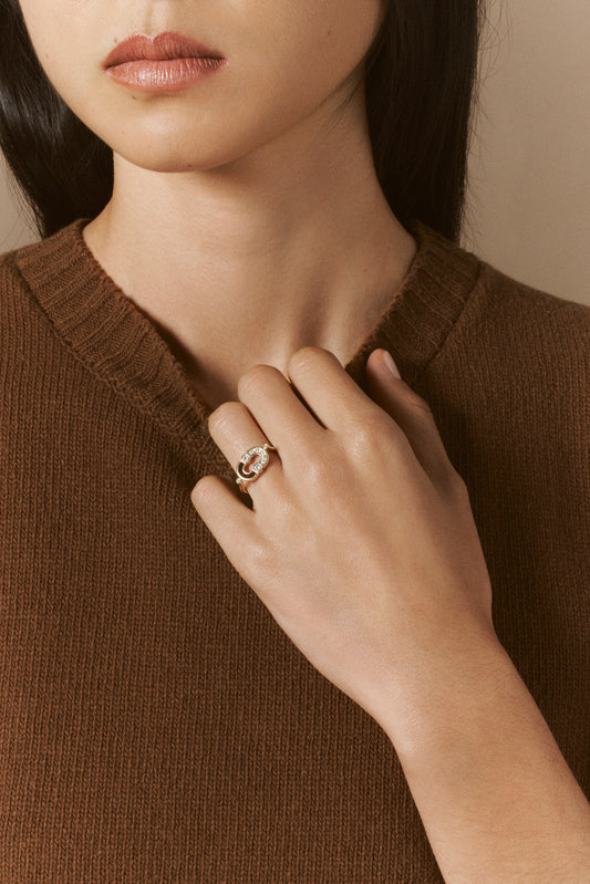 BAGUE MAGNETIC SEMI OEIL DE TAUREAU